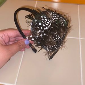 Cara NY Peacock feather headband